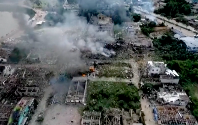На складе фейерверков в Таиланде прогремел взрыв, есть погибшие