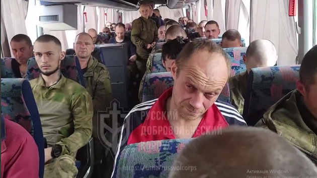 "Вагнерівці" в автобусі під час одного з обмінів, фото ілюстративне 