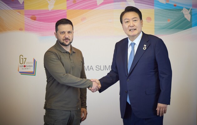 Володимир Зеленський та Юн Сок Йоль