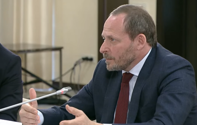 Аркадий Волож на встрече с президентом РФ Владимиром Путиным