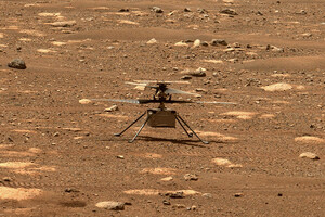 Perseverance снял на видео полет вертолета Ingenuity на Марсе
