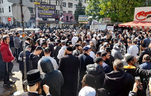 Хасиды в Умани в 2022 году