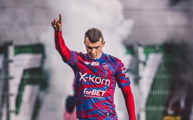 Український футболіст відзначився другим за тиждень голом за польський клуб