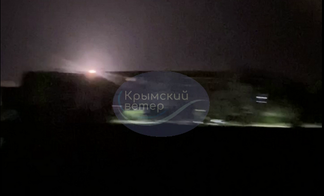 Минулої ночі українські БпЛА атакували логістичну базу в Криму. Попередньо, у РФ багато втрат – ЗМІ