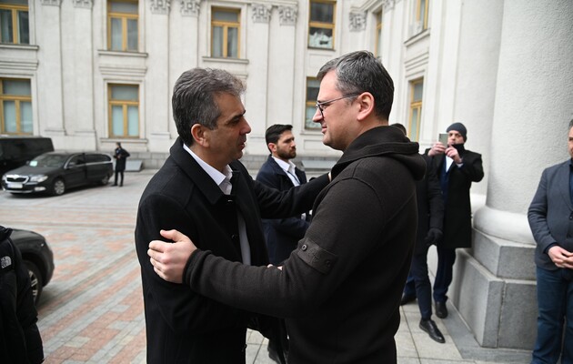 Глави МЗС Ізраїлю та України Елі Коен та Дмитро Кулеба, архів