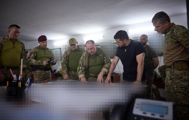 Одна из встреч с военными в Запорожской области