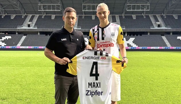 Австрійський клуб продовжив співпрацю з перспективним українським футболістом