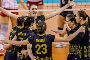 Украина одержала первую победу на женском чемпионате Европы по волейболу