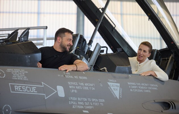 Президент Зеленский и премьер Фредериксен