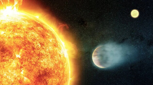 Астрономы обнаружили экзопланету с гигантским хвостом