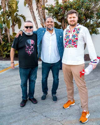 Владимир Койфман (слева), Марк Моралес (по центру) и Денис Ванаш (справа)