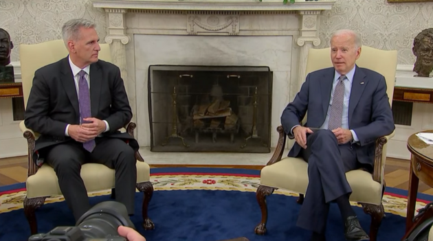 МакКарти и Байден в Белом доме