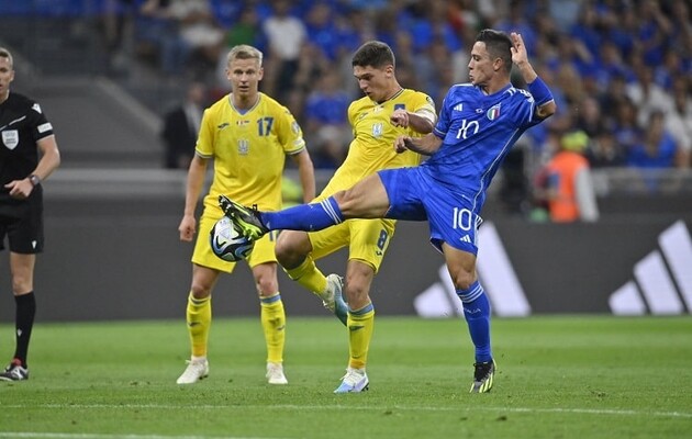 Сборная Украины проиграла Италии на выезде в квалификации Евро-2024
