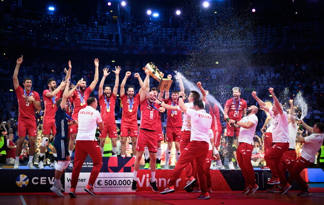 A Polónia venceu o campeonato europeu de voleibol masculino