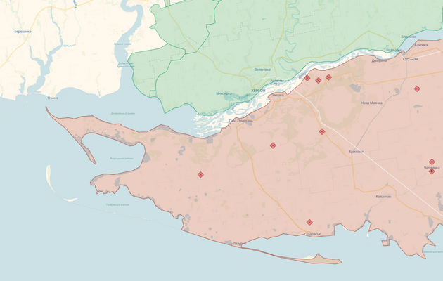 В дельте Днепра активизировались бои за контроль над районом – британская разведка