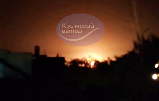 Военный аэродром в Крыму атаковали беспилотники - местные паблики