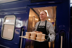 Перший у світі автономний поїзд-кухня Food Train готовий до роботи
