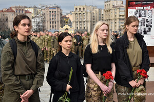 В Києві попрощалися із загиблим командиром роти стрілецького батальйону Олександром 