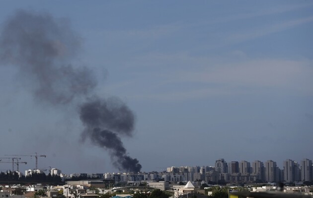 Город Ашкелон после ударов ХАМАС