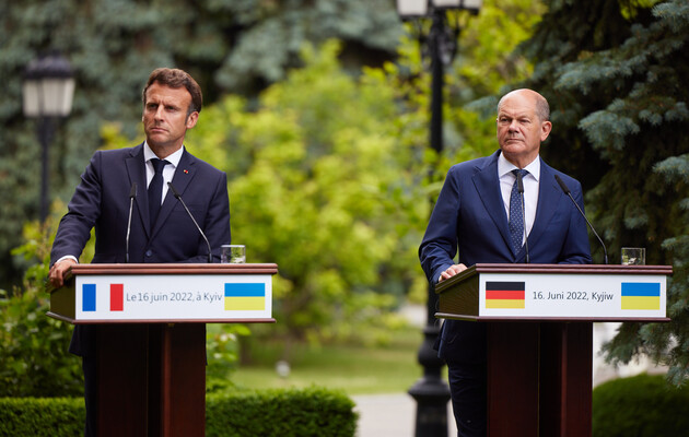 Макрон и Шольц обсудили дальнейшие шаги по поддержке Украины
