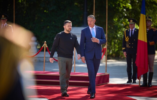 Зеленский с президентом Румынии Йоханнисом