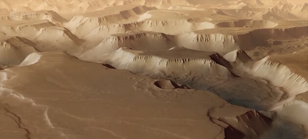 Такий вигляд має Лабіринт ночі на Марсі