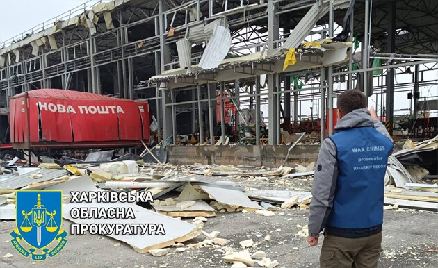 Будівля зруйнована, частина постраждалих в тяжкому стані: наслідки удару по харківськомутерміналу «Нової пошти»