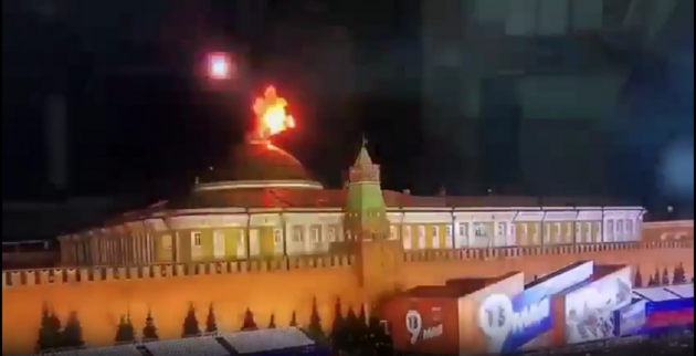 ГУР ненадолго подожгло крышу Кремля в рамках одной из операций – WP