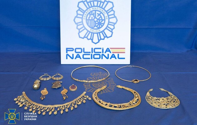 СБУ и полиция Испании задержали контрабандистов, которые хотели продать в Мадриде «Скифское золото»