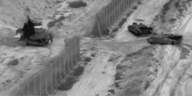 Військові Ізраїлю здійснили рейд на територію Гази: Відео танків, які перетинають межу