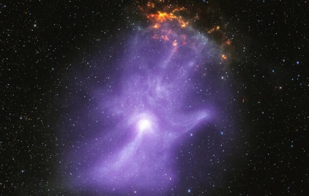 Астрономы смогли рассмотреть «кости» в космической «руке бога»