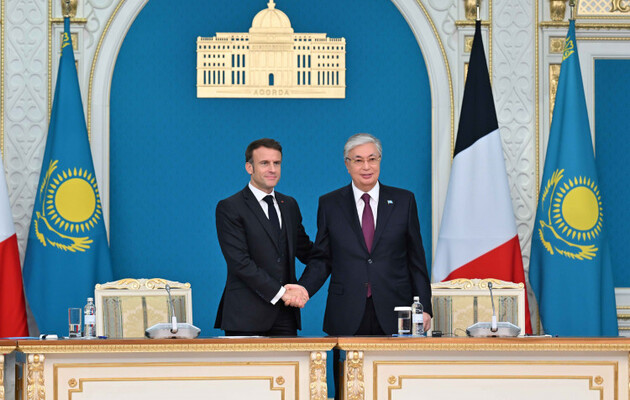 Macron visitou o Cazaquistão, encontrou-se com Tokayev: detalhes da visita