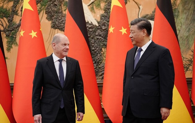 Шольц и Си Цзиньпин провели разговор: среди тем была и война РФ против Украины