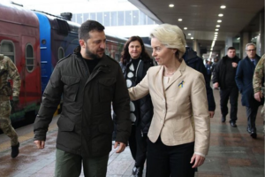 В Киев приехала президент Еврокомиссии