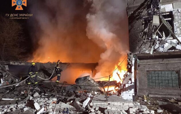 Оккупанты атаковали дронами-камикадзе Запорожскую область: есть разрушения
