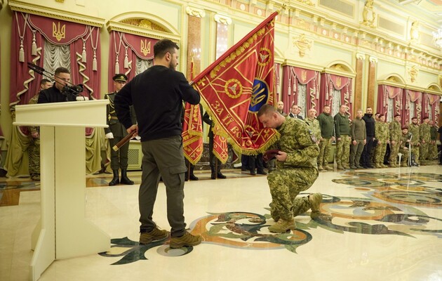 Зеленский присвоил почетные наименования четырем десантным бригадам