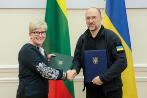 Шимоніте та Шмигаль підписали спільну заяву про співробітництво між Литвою та Україною