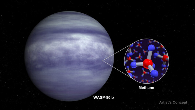 NASA виявило метан і водяну пару на планеті в сузір'ї Орла