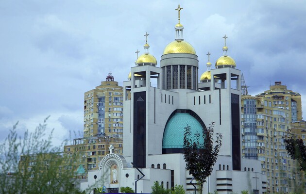 Российский дрон повредил собор УГКЦ в Киеве