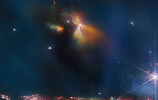 Телескоп «Джеймс Уэбб» задокументировал новорожденную звезду в космической колыбели