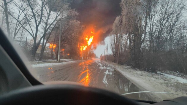 В оккупированной Макеевке вспыхнул пожар 