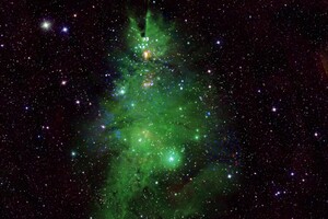 NASA показало космическую «рождественскую елку»
