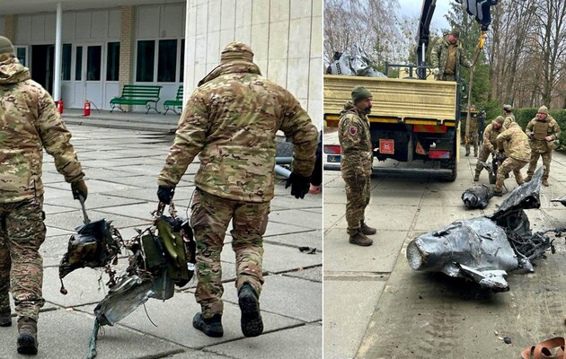 Під час атаки на Київ ракета влучила у лікарню, де проходять реабілітацію військові