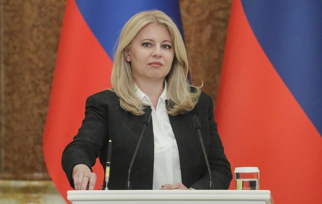 Президентка Словаччини закликала надати Україні більше засобів самозахисту