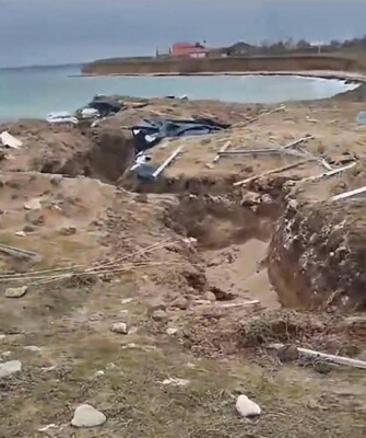 Окопы россиян в Крыму