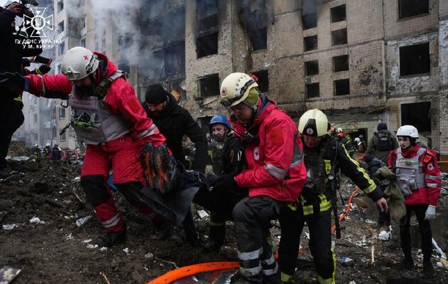 Массированный обстрел Киева 2 января: Погибших мирных жителей стало больше
