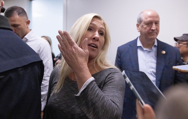 Прихильниця Дональда Трампа Марджорі Тейлор Грін, яка погрожує звільненням спікеру Палати представників