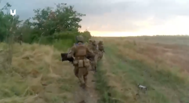 Кадри звільнення с. Роботине влітку 2023-го