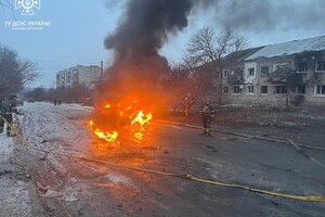Окупанти атакували Куп'янськ: в автомобілі заживо згорів чоловік