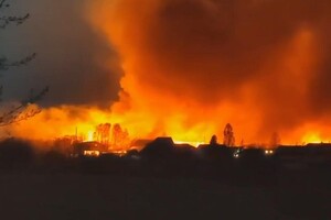 Пожежа на російському НПЗ «Лукойл»: ЗМІ пишуть, що це справа рук СБУ